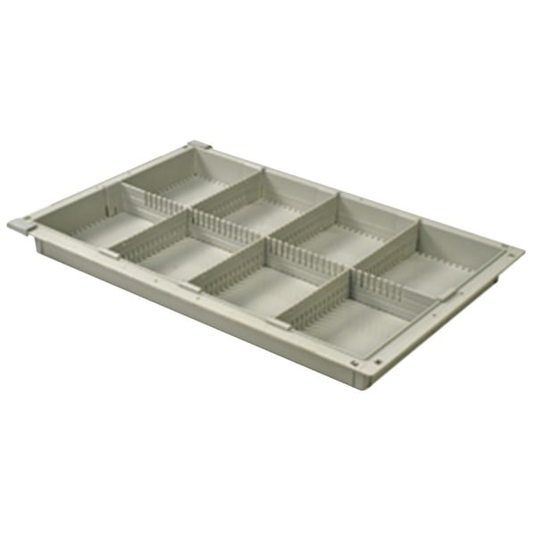 2 in Tray for MedStor Max Cabinets, One Long and Three Short Dividers